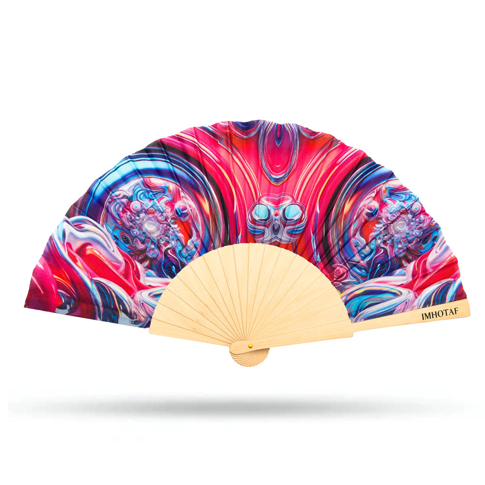 Cosmic Swirl Hand Fan