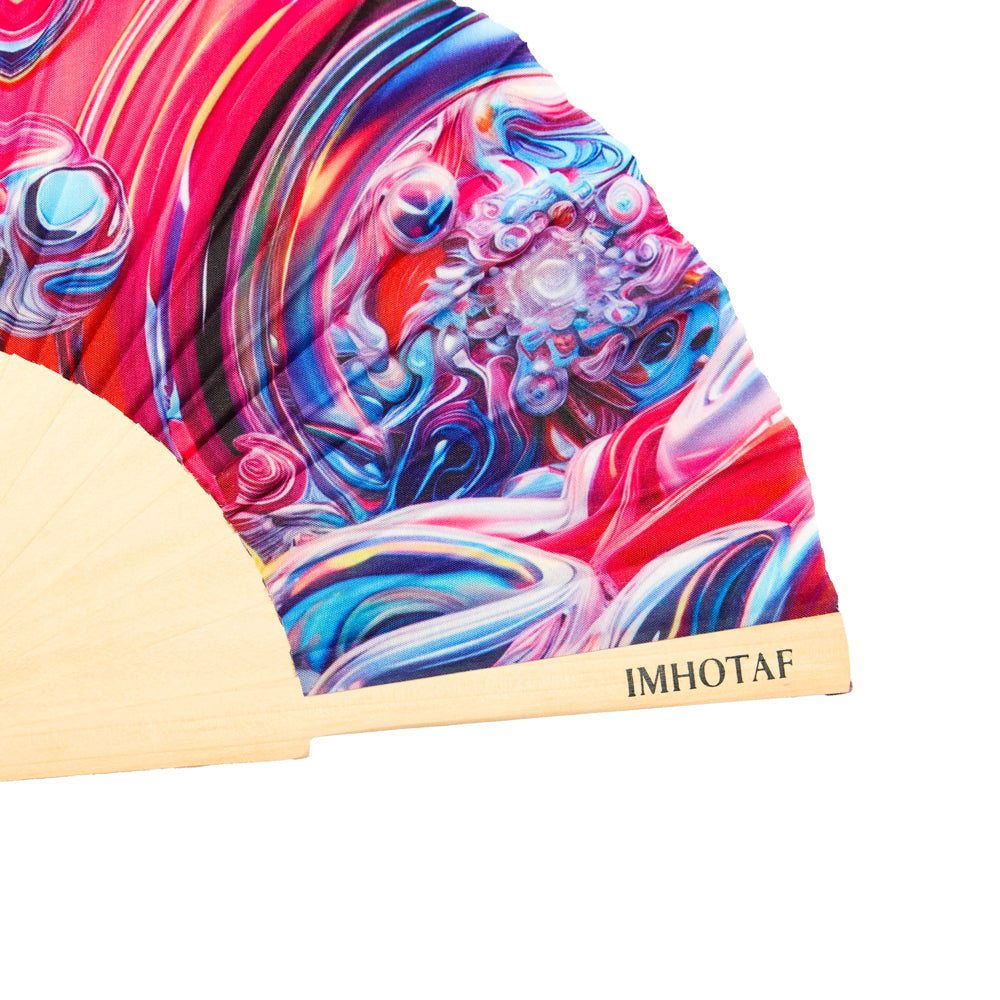 Cosmic Swirl Hand Fan