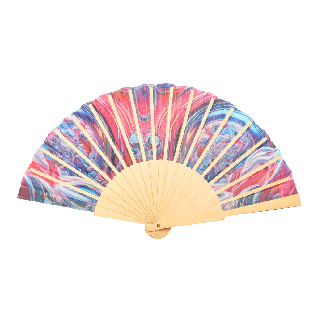 Cosmic Swirl Hand Fan