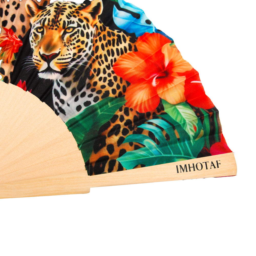 Rainforest Royalty Hand Fan