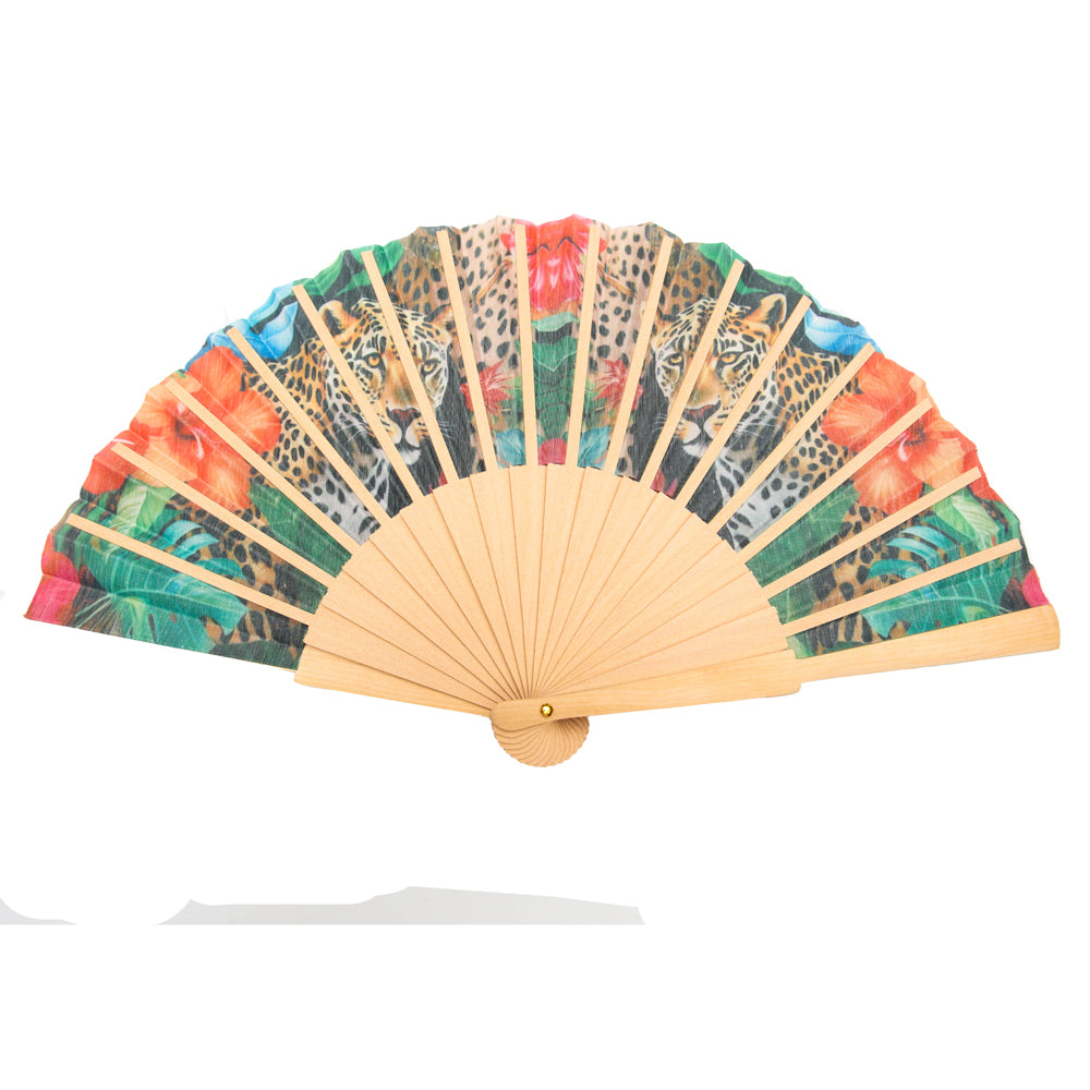 Rainforest Royalty Hand Fan